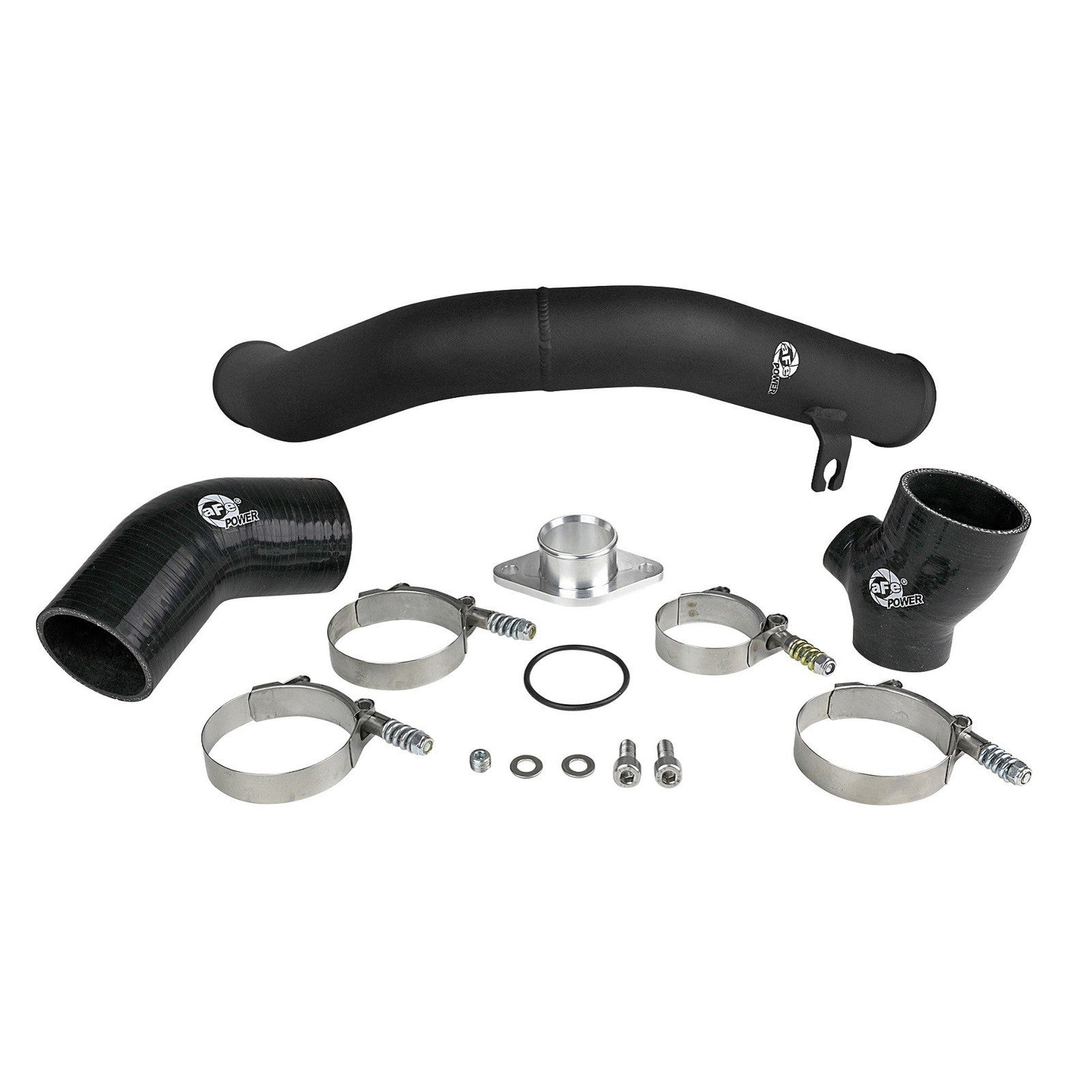 aFe BladeRunner Hot Side Charge Pipe Black Subaru WRX 2015-2021 | 46-20378-B