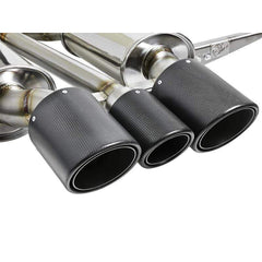 aFe POWER Takeda 304SS Dual Cat Back Exhaust w/CF Tips Honda Civic Type R 2017-2021 | 49-36616-C