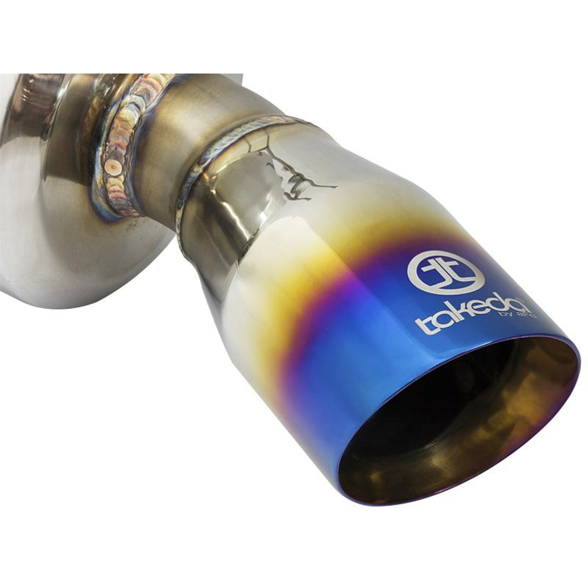 aFe Takeda 2-1/2" to 2-1/4" 304 Stainless Steel Cat Back Dual-Exit Exhaust Honda Civic Sedan 2016-2021 | 49-36615-L