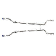 aFe Takeda 2.5inch Stainless Steel Blue Flame Tips Cat Back Exhaust Nissan Z 2023 | 49-36138-L