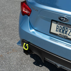 BilletWorkz Tow Hook - BRZ / FR-S / 86 2013-2021 Rear - Neon Yellow | BW-TOW-SUB-BRZ1-R-NYEL