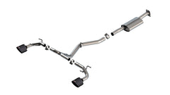 Borla S-Type Cat Back Exhaust w/ Carbon Fiber Tips Subaru BRZ / Toyota GR86 2022-2026 | 140909CFBA