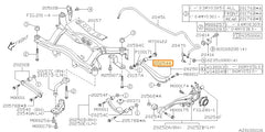Subaru OEM Lateral Link Bushing - Lower (05-09 LGT Spec B) | 20254AE01A