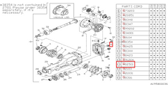 Subaru OEM Differential Plug Subaru WRX 02-19 / STI 04-07 | 807025010