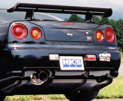HKS Silent Hi-Power Cat Back Exhaust Nissan Skyline GT-R BNR34 1999-2002 | 31019-AN013