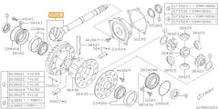 Subaru OEM Subaru 4EAT Front Ring and Pinion Gear - 4.11:1 ratio | 38100AB390