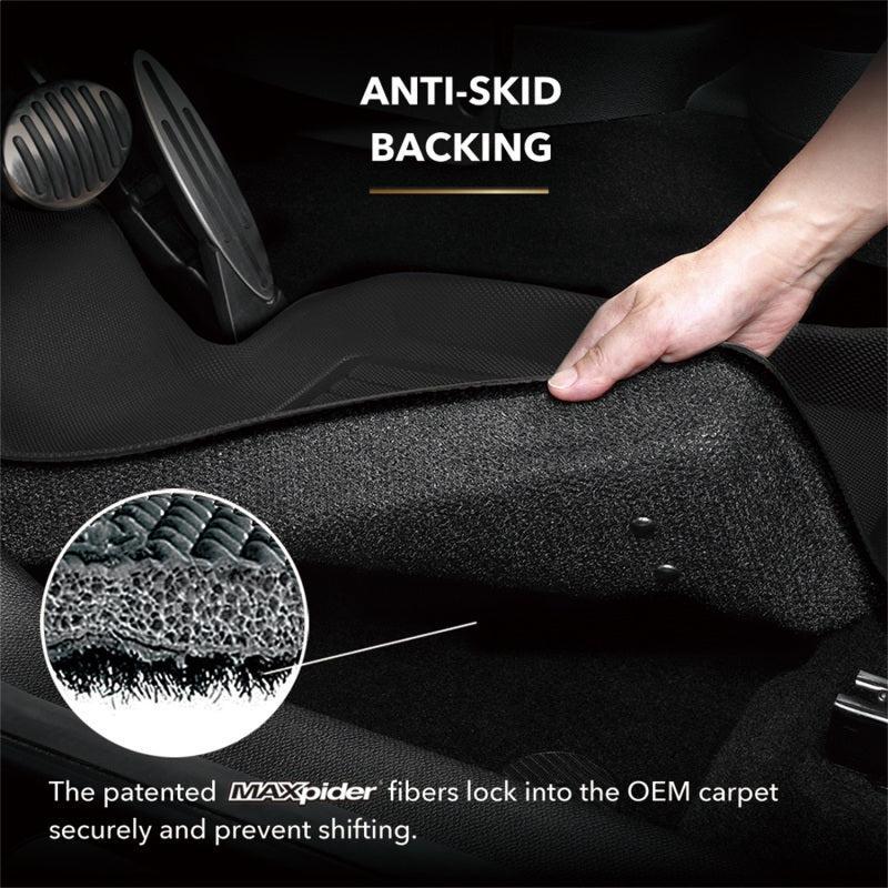 3D MAXider Kagu Black Floor Mats Row 2 Subaru WRX 2022-2026 | L1SB03621509