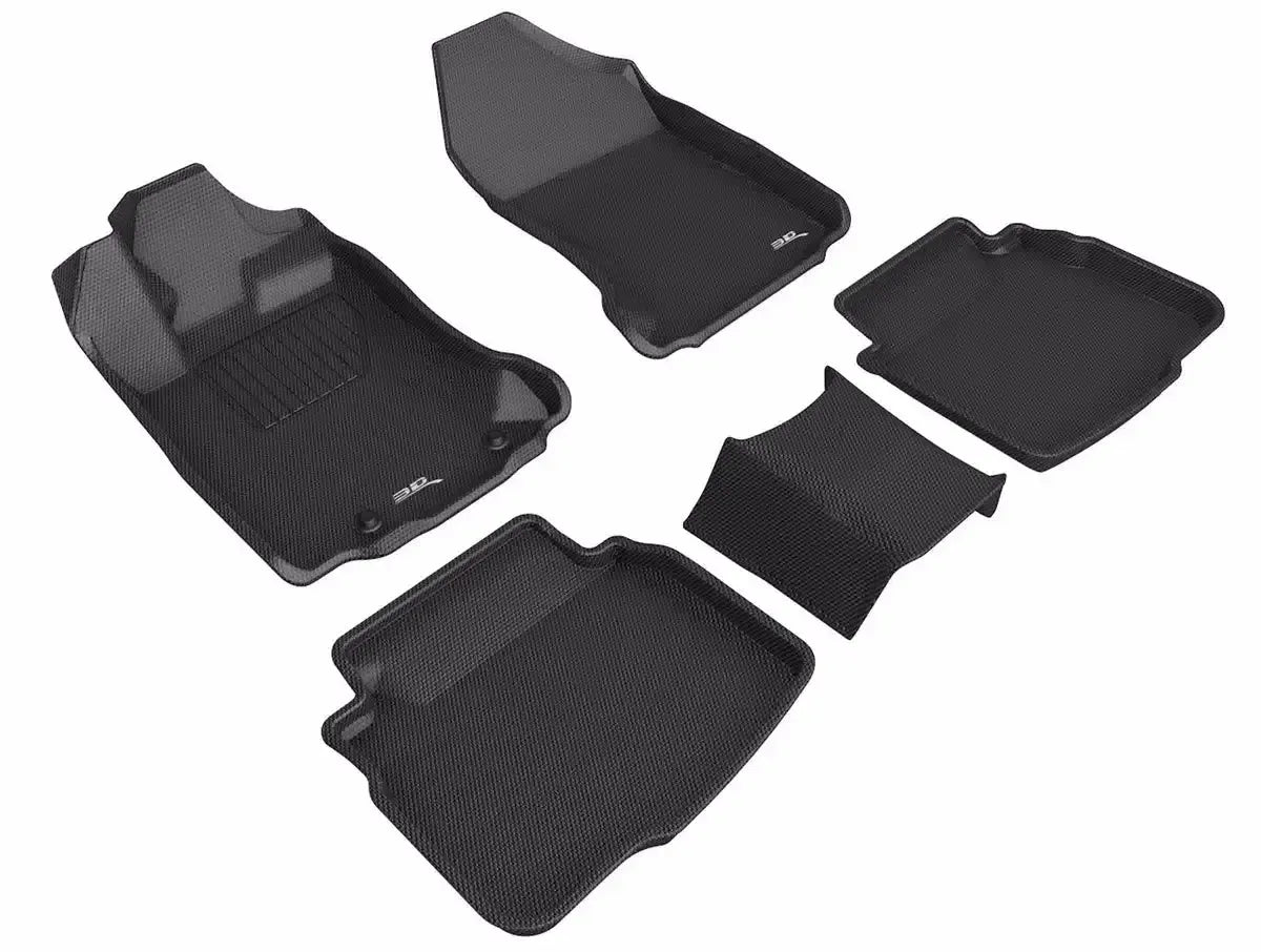 3D MAXpider KAGU Floor Mat 1st & 2nd Row Black Subaru Legacy / Outback 2020-2025 | L1SB02801509