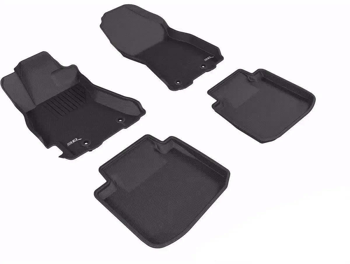 3D MAXpider Kagu 1st & 2nd Row Floormats Black Subaru Legacy / Outback 2015-2019 | L1SB01301509