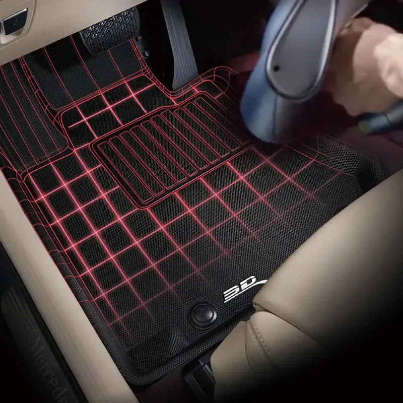 3D MAXpider Kagu Floormats Front / Rear Black Subaru WRX / STI 2008-2014 | L1SB02501509