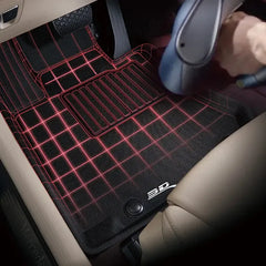 3D MAXpider Kagu Floormats Front / Rear Black Subaru WRX / STI 2008-2014 | L1SB02501509