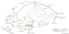 Subaru OEM Hood Latch (06-07 WRX/STI) | 57310FE080