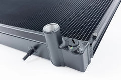 CSF High Performance Aluminum Radiator Black Nissan R32 GT-R / GTS 1989-1994 | 7229B