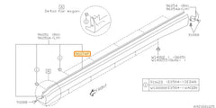 Subaru OEM Side Skirt Seal (02-07 WRX, 04-07 STI) | 96074FE000NN