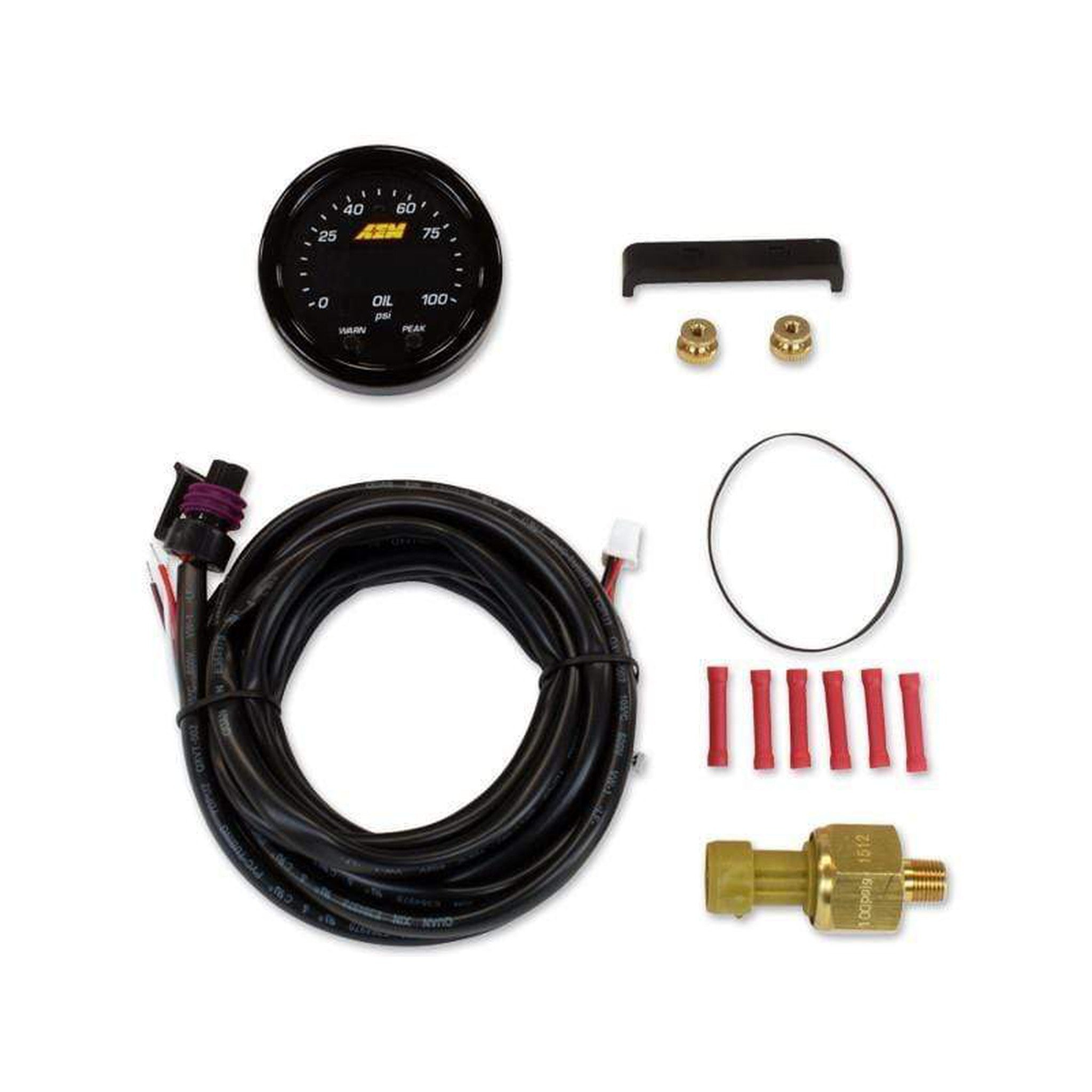 AEM X-Series 0-100psi Oil and Fuel Pressure Gauge Kit | 30-0301