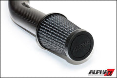 AMS Performance Alpha Carbon Fiber Intake Pipes for Stock Turbos Nissan GT-R 2009-2021 | ALP.07.08.0008-1