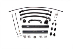 AMS Performance Alpha Fuel Rail Kit w/Regulator Black Nissan GT-R 2009-2021 | ALP.07.07.0002-1