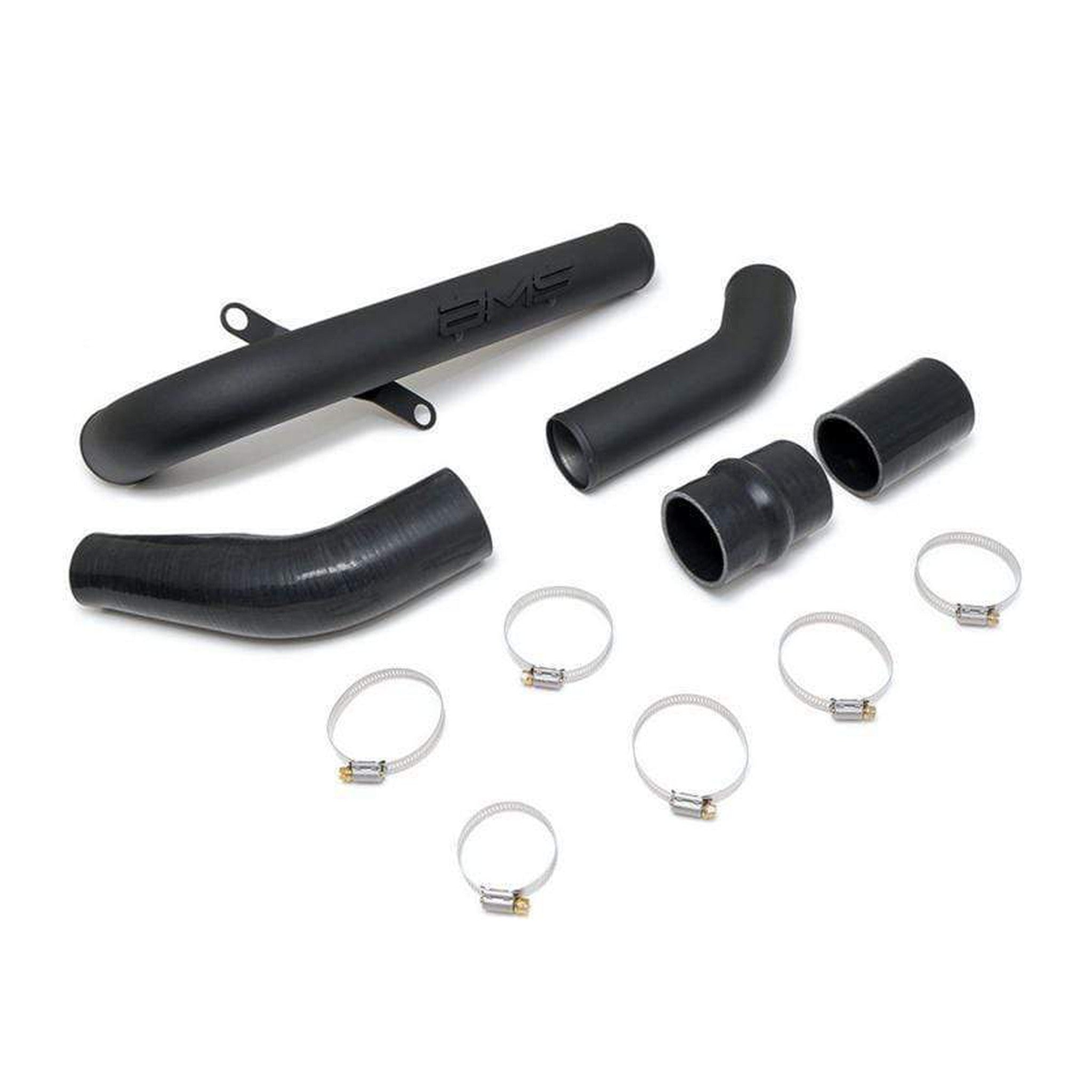 AMS Upper Intercooler Pipe / Hot Pipe Black Mitsubishi EVO X 20082015