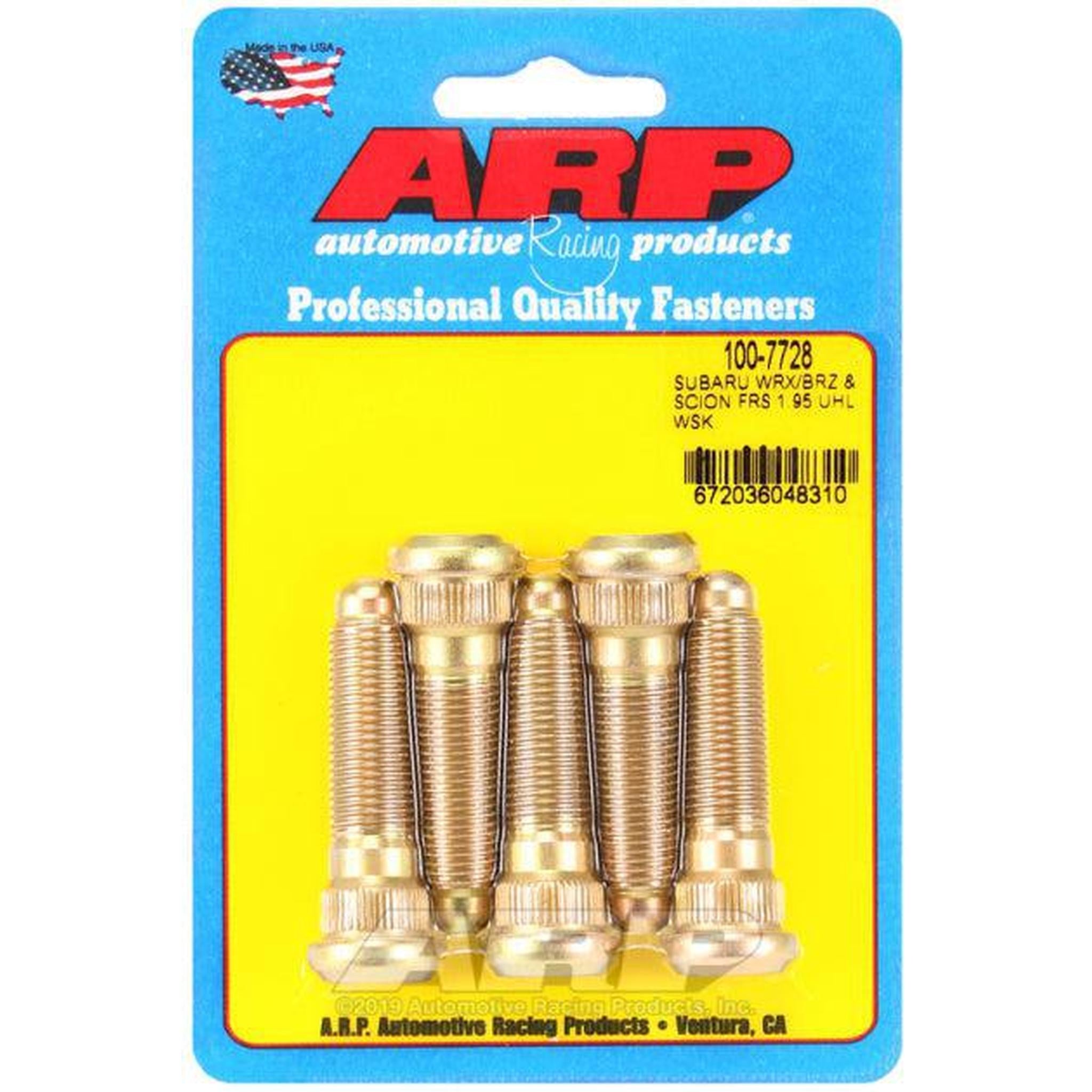 ARP Extended 5 Wheel Stud Kit Subaru WRX 15-26 / STI 15-21 / BRZ 13-26 | 100-7729