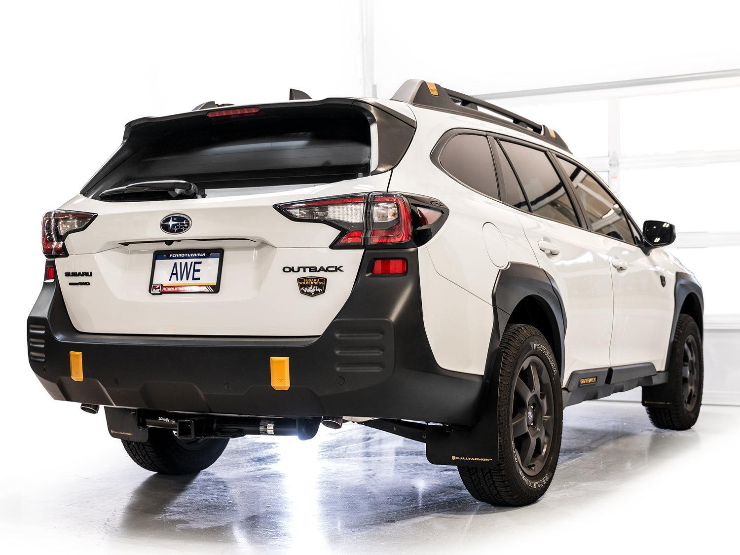 AWE Catback Exhaust w/Dual BashGuards Subaru Outback (Wilderness & XT) 2020-2025| 3015-38246