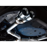 AWE Track Edition Cat Back Exhaust Chrome Silver Quad Tips Subaru WRX 2022-2024 | 3020-42979