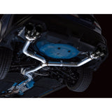 AWE Track Edition Cat Back Exhaust Diamond Black Quad Tips Subaru WRX 2022-2024 | 3020-43979