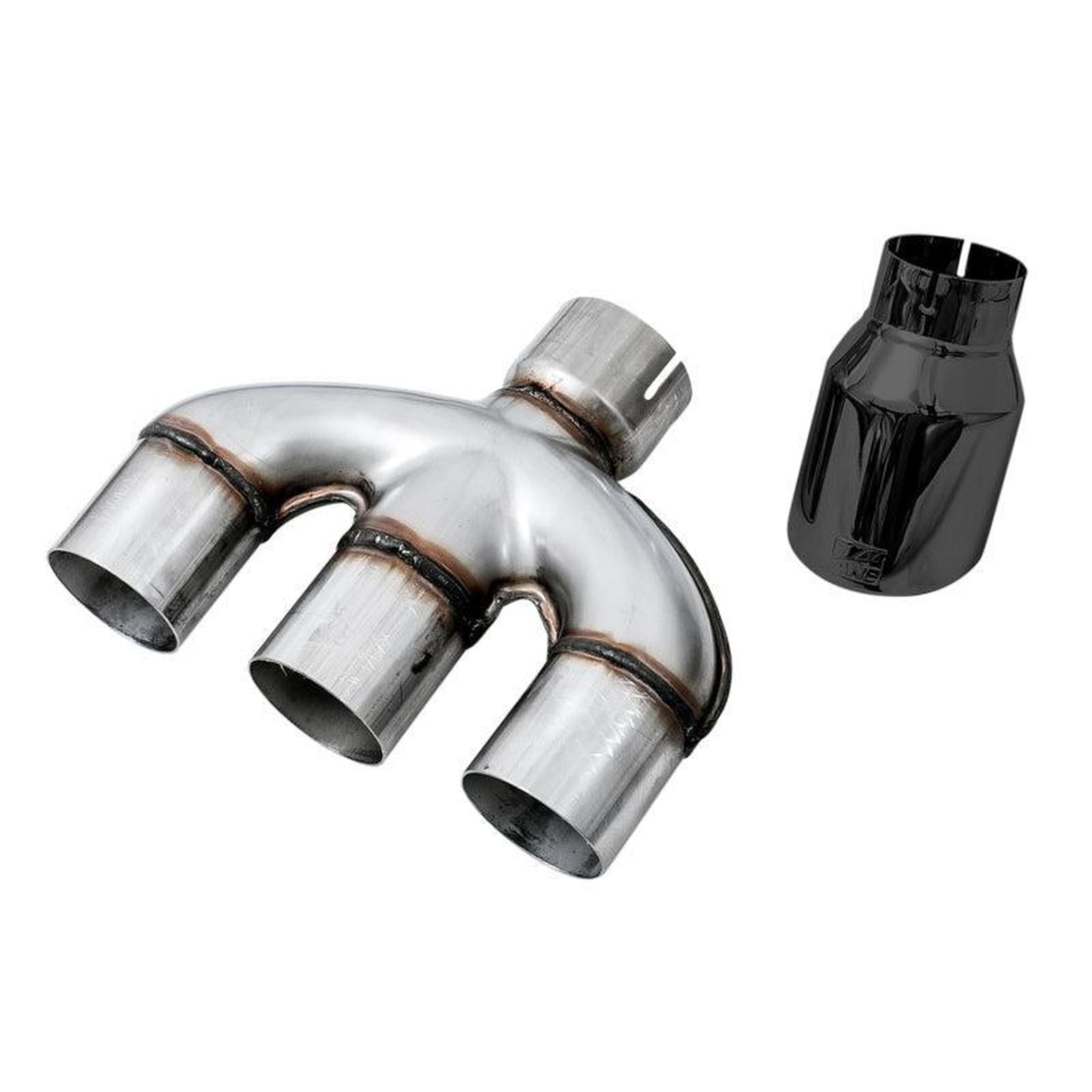 AWE Track Edition Exhaust w/Front Pipe & Triple Diamond Black Tips Honda Civic Si 2017-2020 | 3020-53010