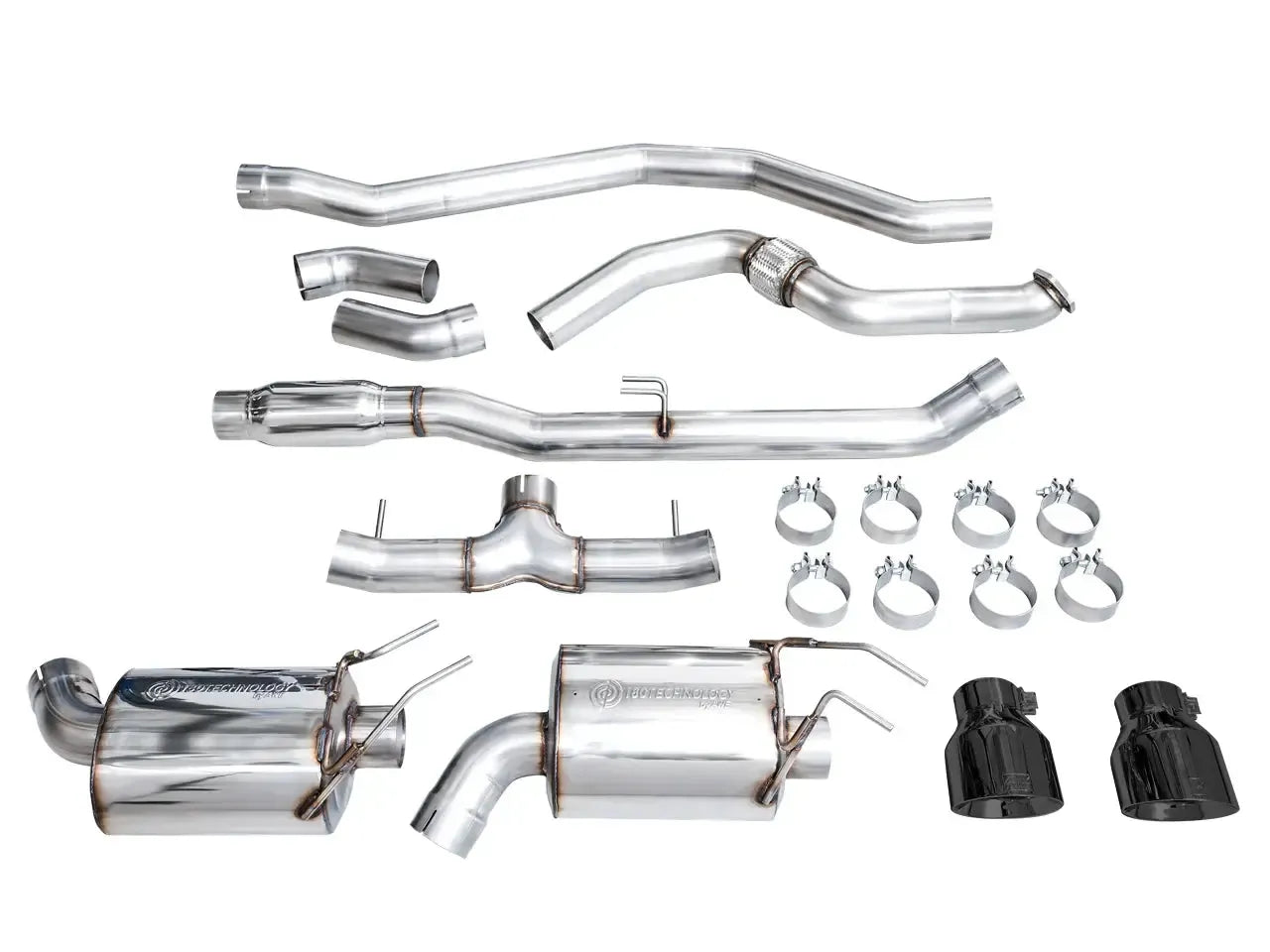 AWE Tuning Cat Back Touring Exhaust Dual Diamond Black Tips Honda Civic Si 2022-2026 | 3015-33331