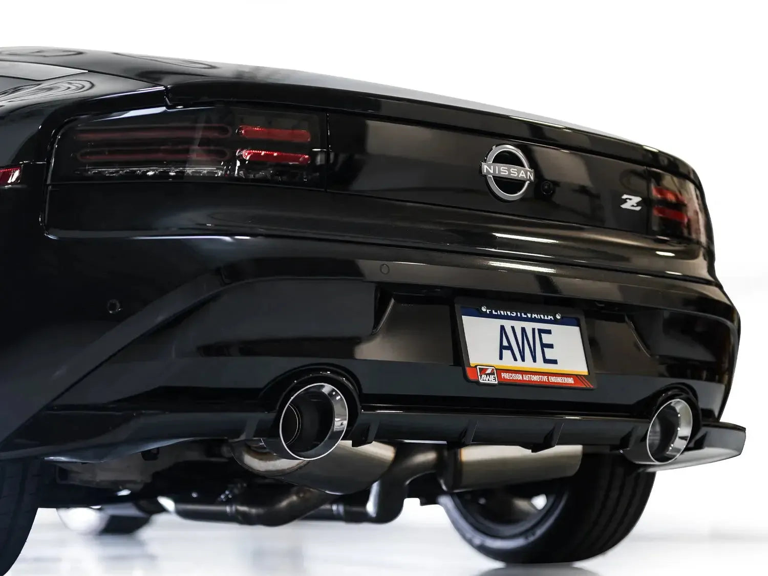 AWE Tuning Cat Back Touring Exhaust w/ Chrome Silver Tips Nissan Z 2023-2025 | 3015-32400