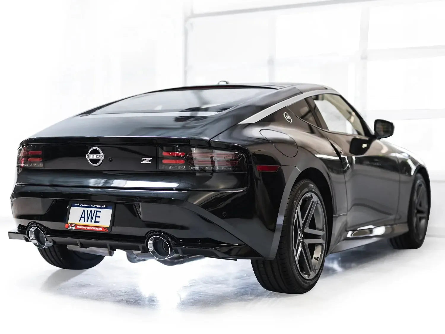 AWE Tuning Cat Back Touring Exhaust w/ Chrome Silver Tips Nissan Z 2023-2025 | 3015-32400