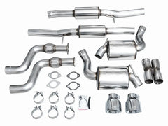 AWE Tuning Cat Back Touring Exhaust w/ Chrome Silver Tips Nissan Z 2023-2025 | 3015-32400