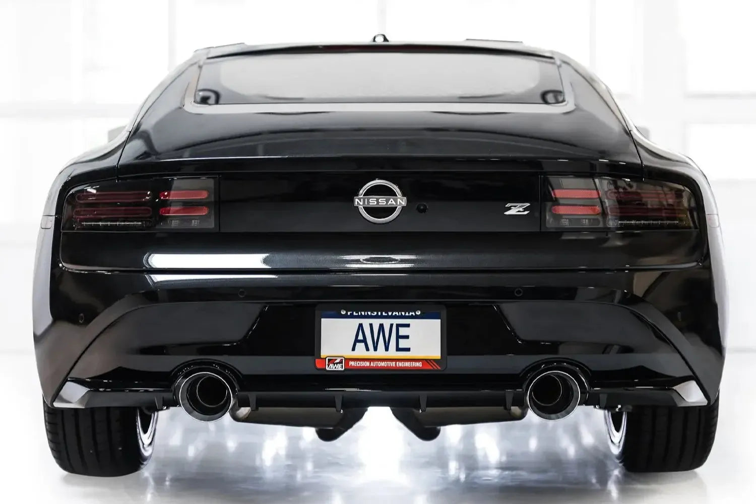 AWE Tuning Cat Back Touring Exhaust w/ Chrome Silver Tips Nissan Z 2023-2025 | 3015-32400