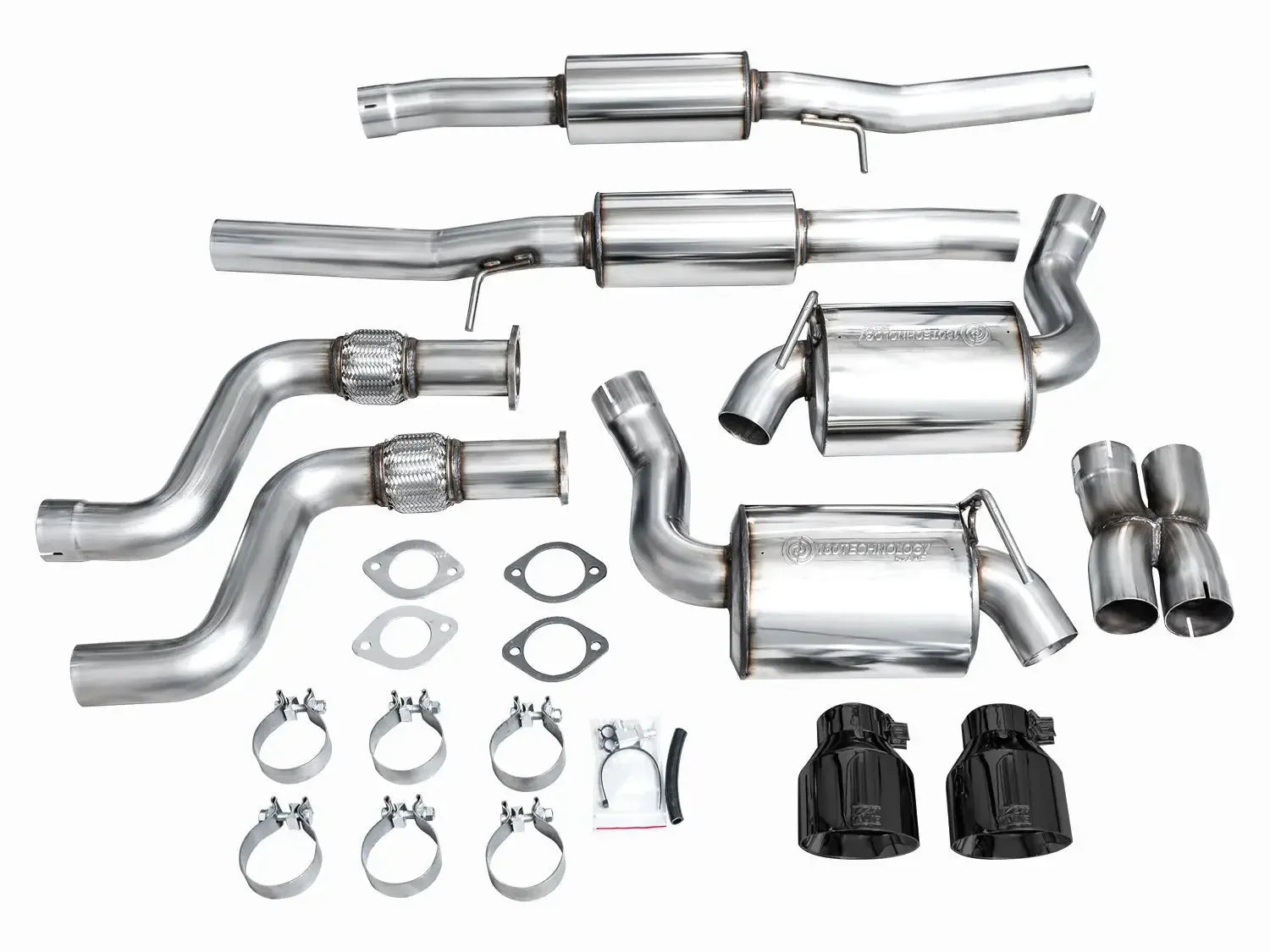 AWE Tuning Cat Back Touring Exhaust w/ Diamond Black Tips Nissan Z 2023-2025 | 3015-33400