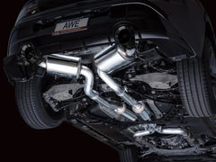 AWE Tuning Cat Back Touring Exhaust w/ Diamond Black Tips Nissan Z 2023-2025 | 3015-33400