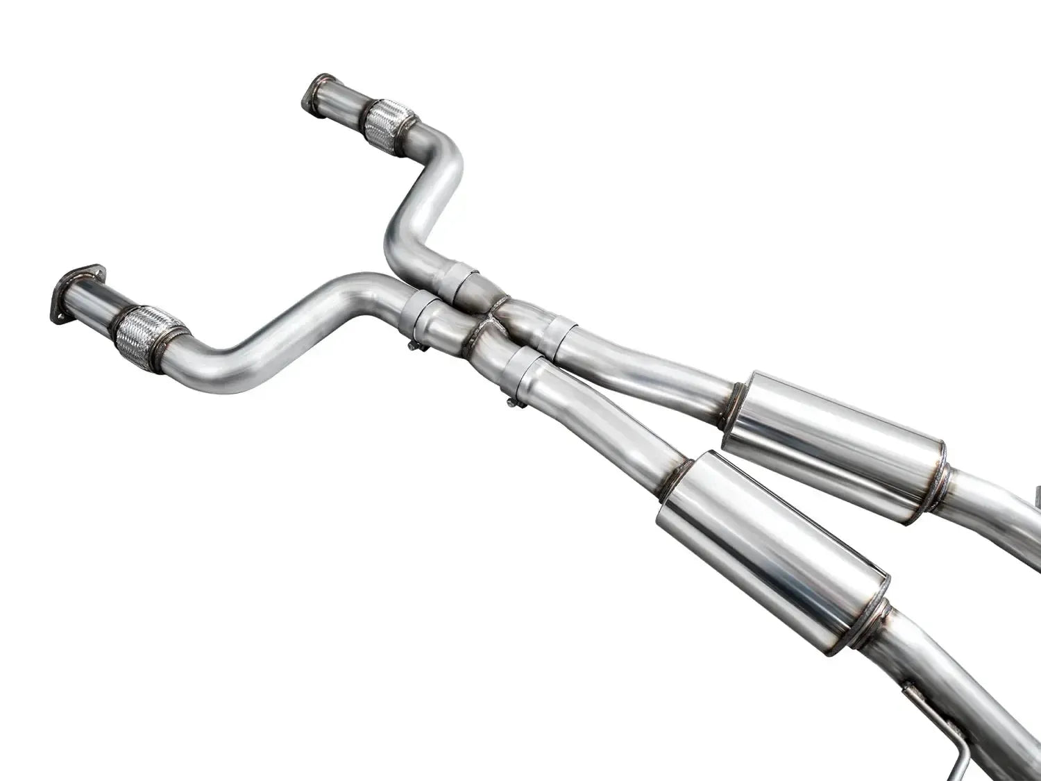 AWE Tuning Cat Back Track Edition Exhaust w/ Chrome Silver Tips Nissan Z 2023-2025 | 3020-32400
