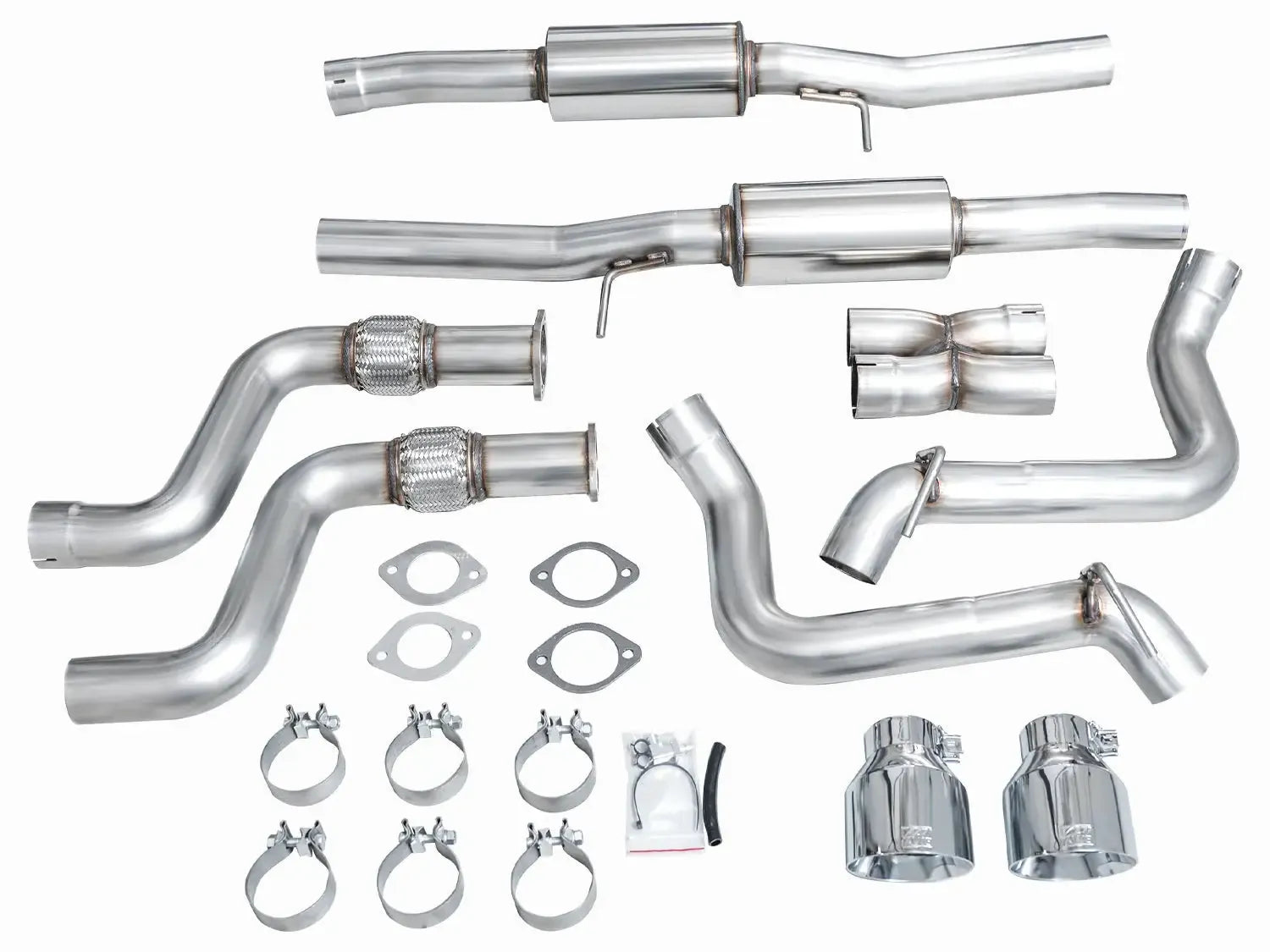 AWE Tuning Cat Back Track Edition Exhaust w/ Chrome Silver Tips Nissan Z 2023-2025 | 3020-32400