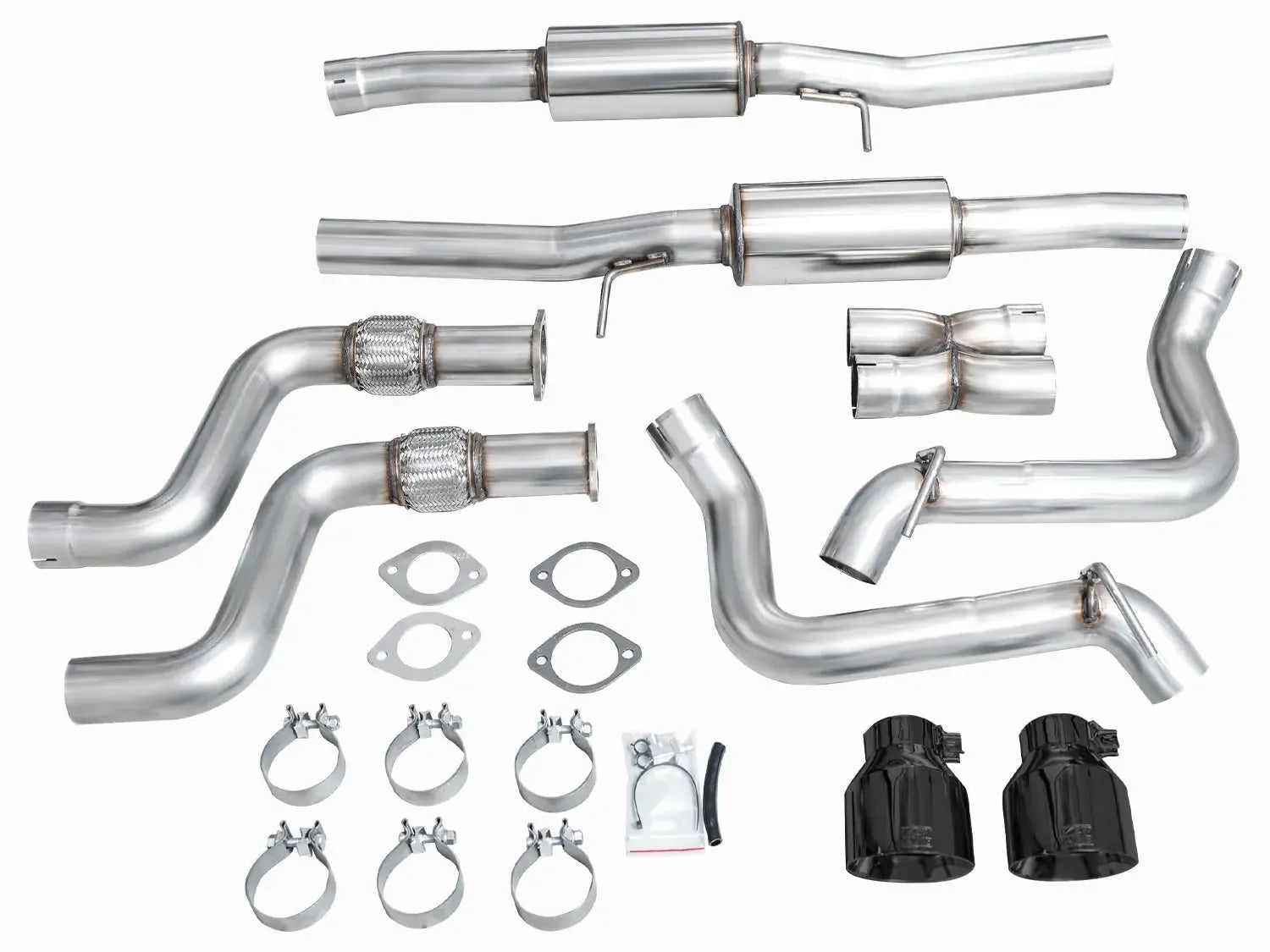 AWE Tuning Cat Back Track Edition Exhaust w/ Diamond Black Tips Nissan Z 2023-2025 | 3020-33400