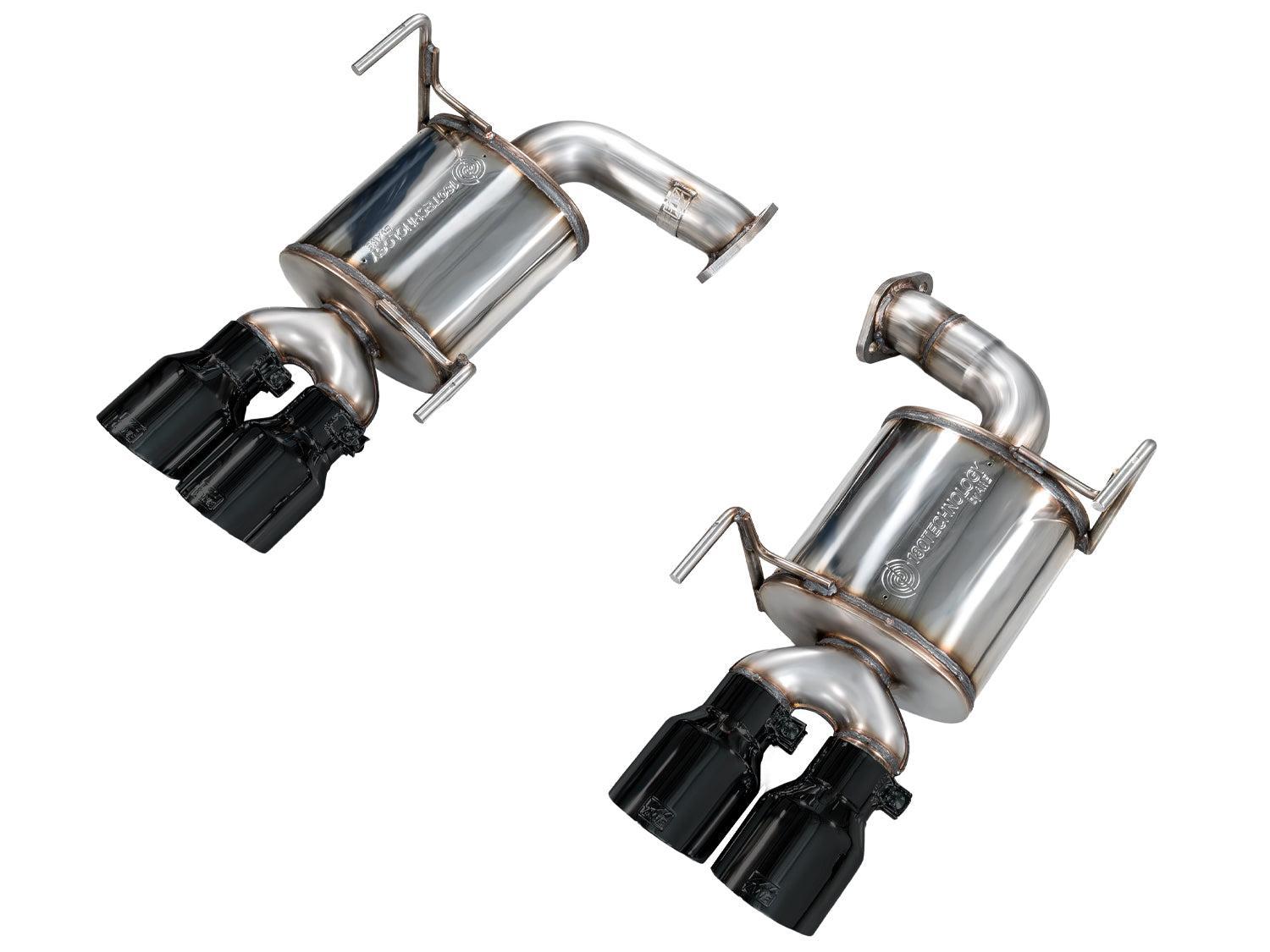 AWE Tuning Touring Edition Axleback Exhaust Diamond Black Tips Subaru WRX 22-26 | 3015-43424