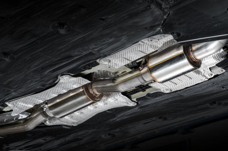 AWE Tuning Touring Edition Cat Back Exhaust w/ Black Tips Honda Civic Type R 2017-2021 | 3015-43000