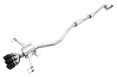 AWE Tuning Touring Edition Cat Back Exhaust w/ Black Tips Honda Civic Type R 2017-2021 | 3015-43000