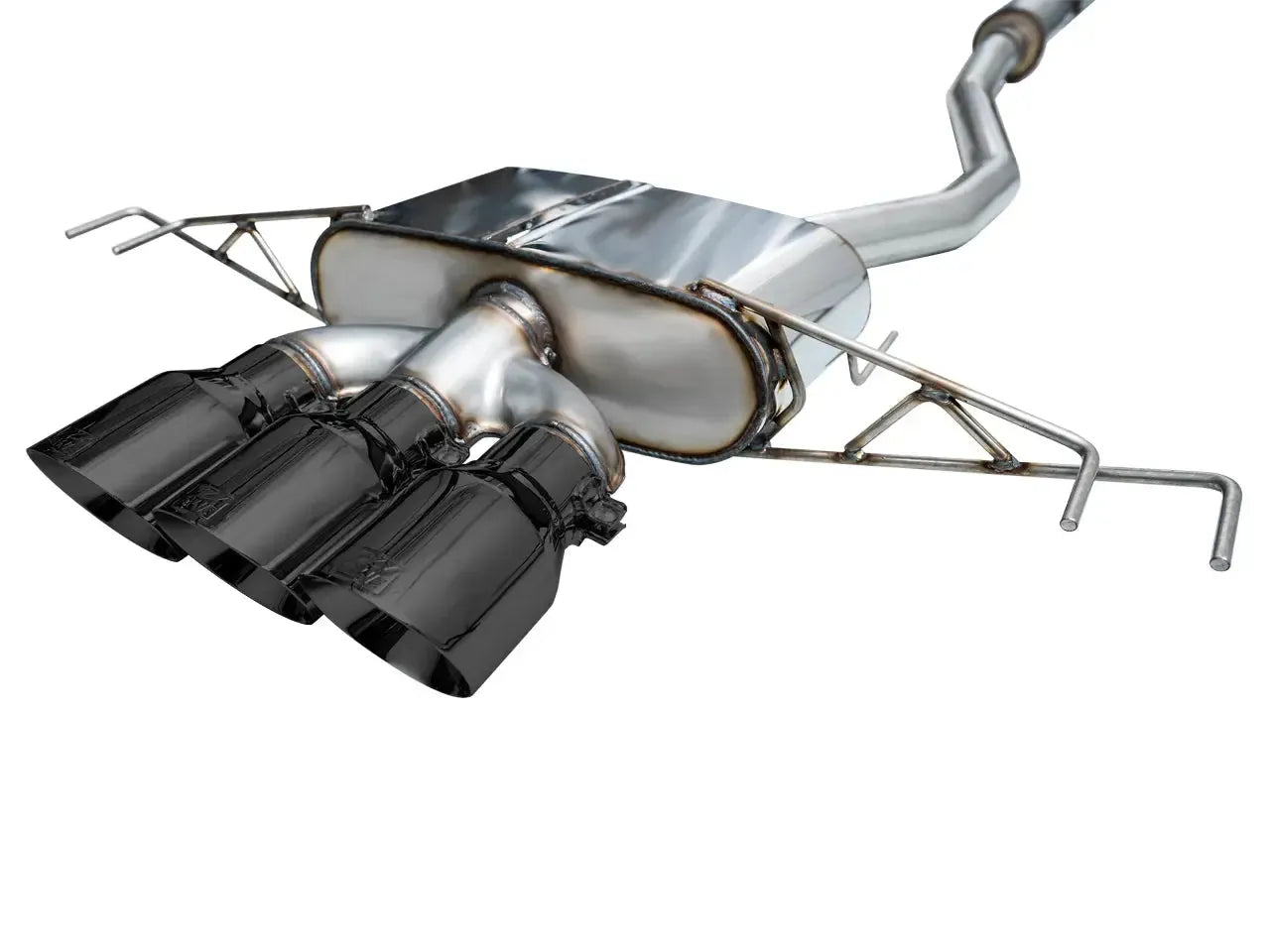 AWE Tuning Touring Edition Cat Back Exhaust w/ Triple Diamond Black Tips Honda Civic Type R 2023-2025 | 3015-53287