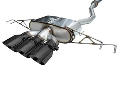 AWE Tuning Touring Edition Cat Back Exhaust w/ Triple Diamond Black Tips Honda Civic Type R 2023-2025 | 3015-53287