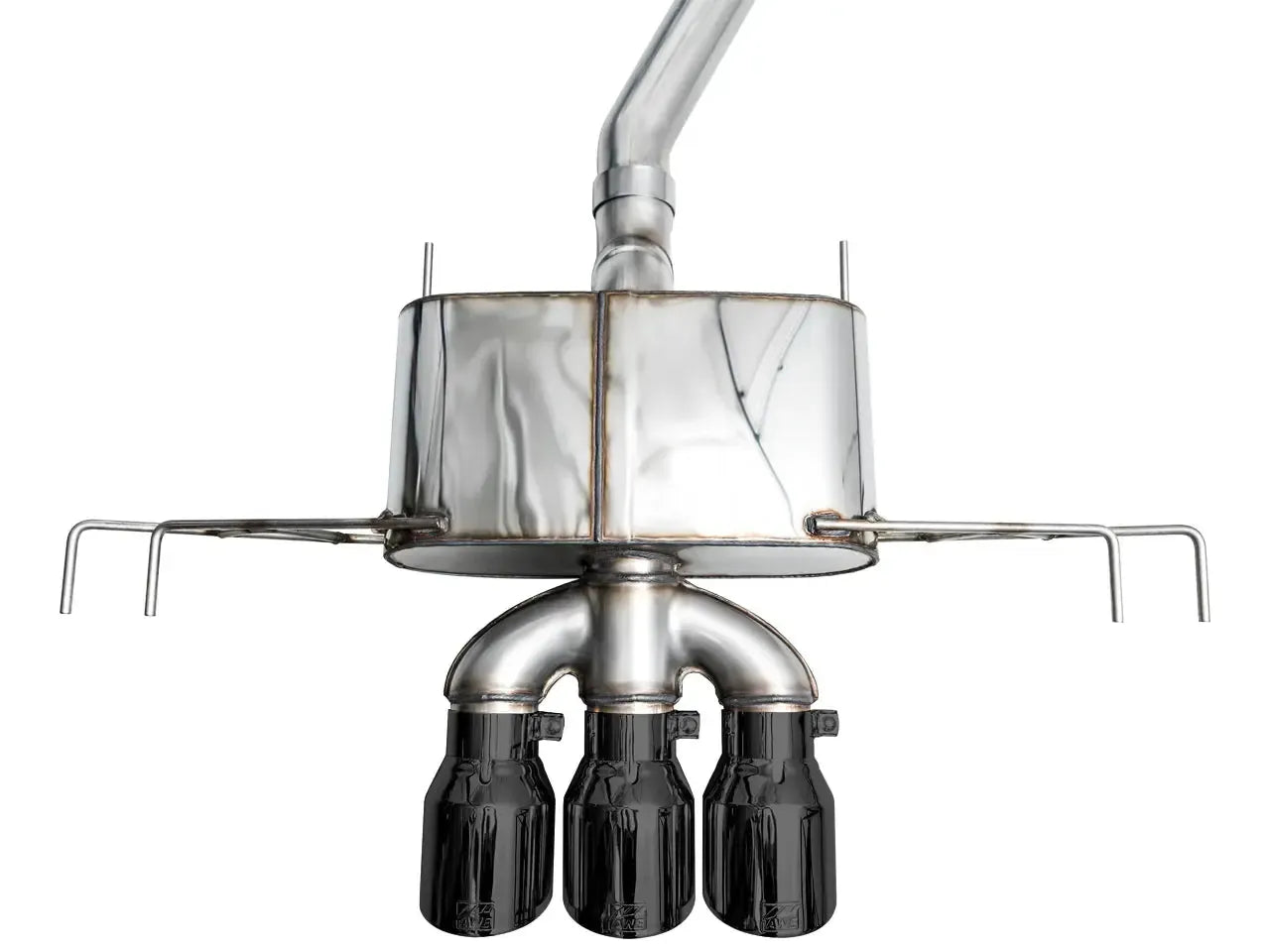 AWE Tuning Touring Edition Cat Back Exhaust w/ Triple Diamond Black Tips Honda Civic Type R 2023-2025 | 3015-53287