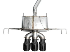 AWE Tuning Touring Edition Cat Back Exhaust w/ Triple Diamond Black Tips Honda Civic Type R 2023-2025 | 3015-53287