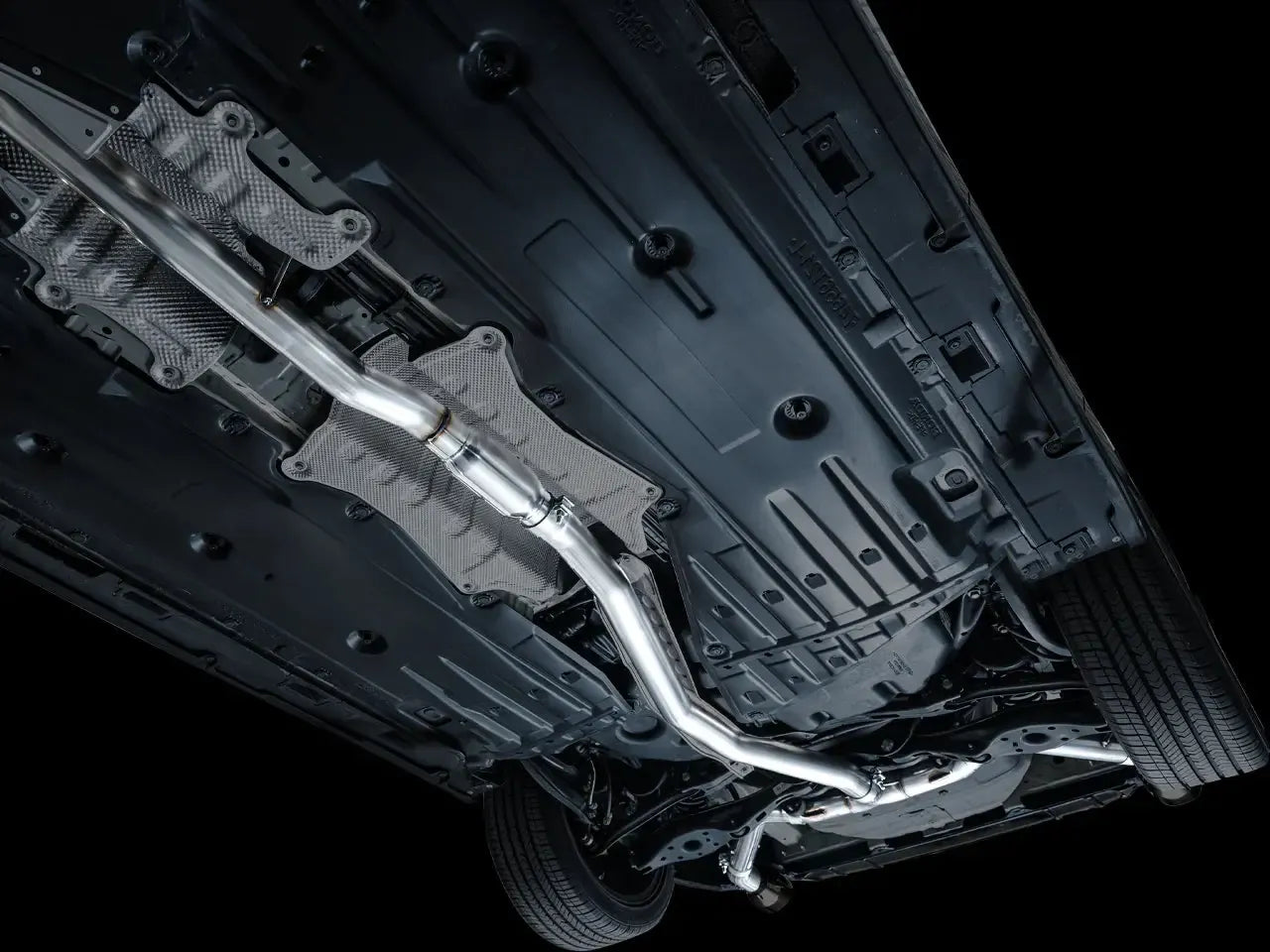 AWE Tuning Track Edition Catback Exhaust Dual Chrome Silver Tips Honda Civic Si 2022-2026 | 3020-32331
