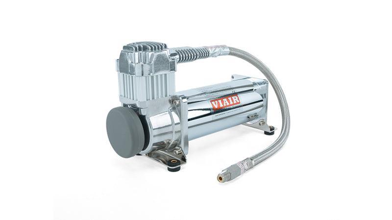 Air Lift 4 Gal. Polished Tank w/ Viair 444c Chrome Compressor (Incl. Fittings & Mounting Hardware) | 27802