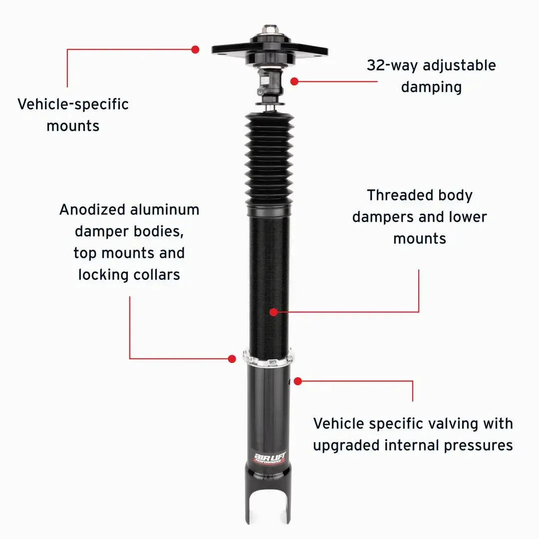 Air Lift Performance Rear Air Suspension Kit Nissan 370Z / Z / Infiniti G37 2009-2025 | 76510