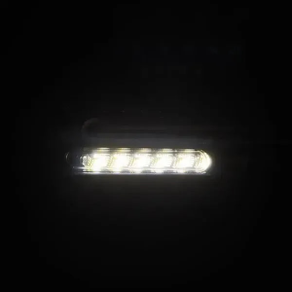 AlphaRex NOVA Quad-Loop Prismatic LED Tail Lights Alpha Black w/ Smoked Lens Nissan Z 2023-2025 | 691022