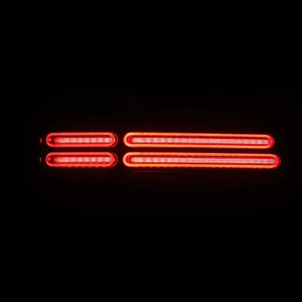 AlphaRex NOVA Quad-Loop Prismatic LED Tail Lights Alpha Black w/ Smoked Lens Nissan Z 2023-2025 | 691022