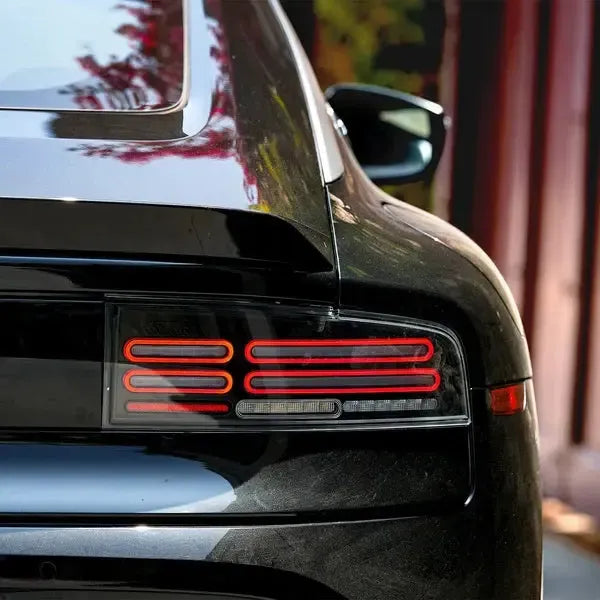 AlphaRex NOVA Quad-Loop Prismatic LED Tail Lights Black w/ Smoked Lens Nissan Z 2023-2025 | 691012